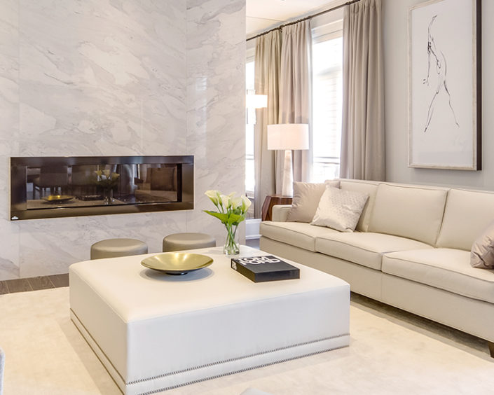 contemporary family room interior design