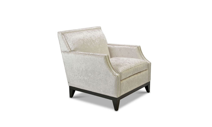 Richmond cream velvet Lounge Chair by KHL