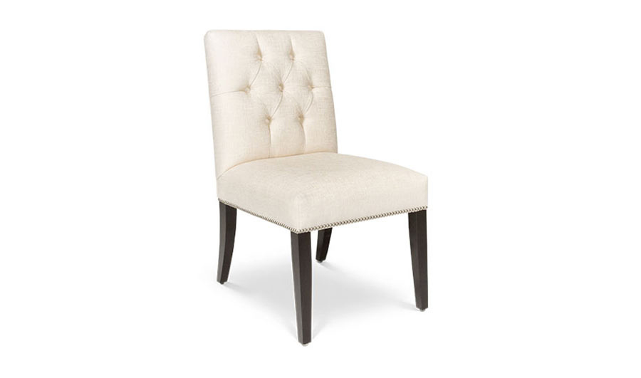 Ashford white tufted Dining Chair by KHL