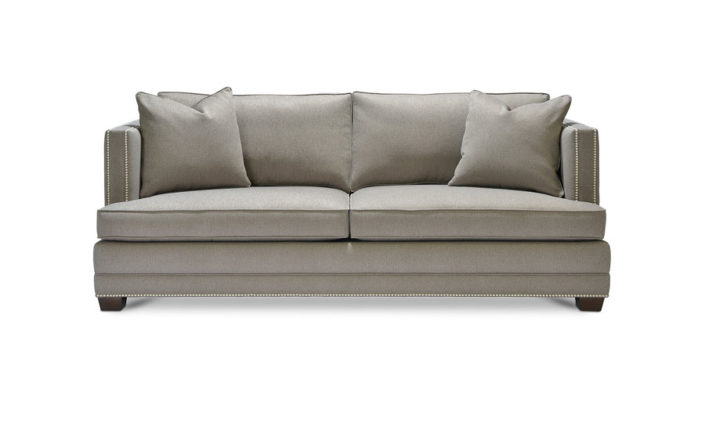 front view of Comri blendown, 2 seater, high arm Sofa by KHL