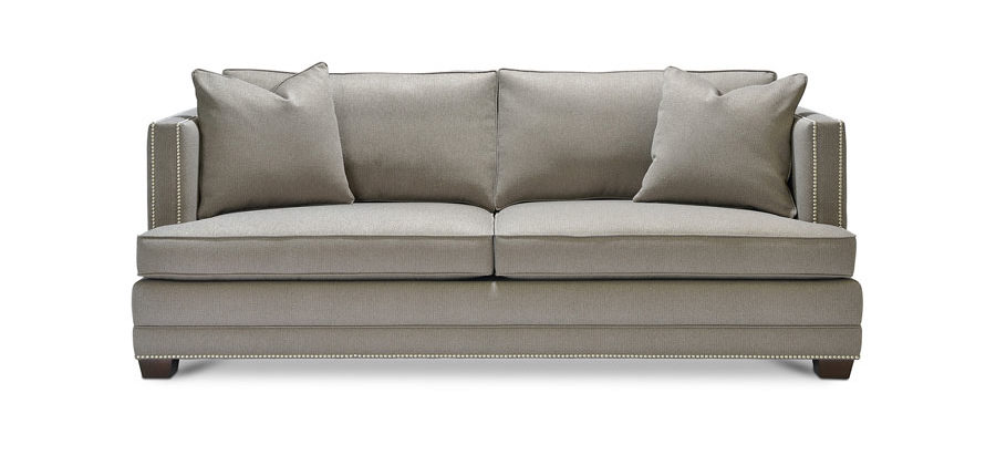 front view of Comri blendown, 2 seater, high arm Sofa by KHL