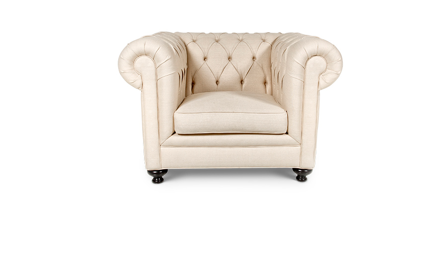 Muskoka white tufted Lounge Chair by KHL